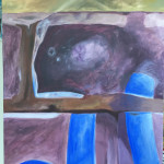 'New Ellerby', 2019, acrylic on canvas