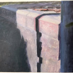 'Skirlaugh Station', 2019, Acrylic on Canvas, 11.75" x 9.75"